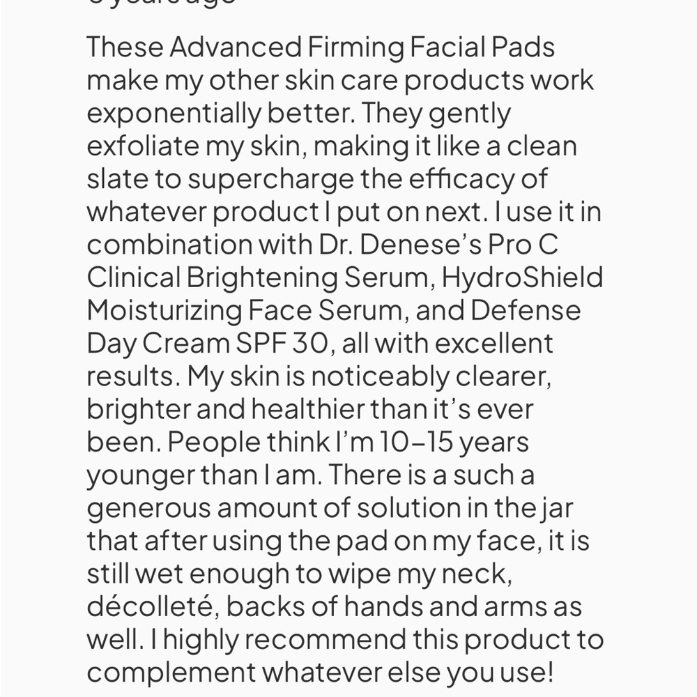 ***Dr. Dense. Advanced Firming Facial Pads -sealed. - Picture 6 of 6